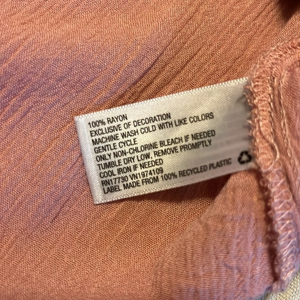 Knox Rose Pink Tie Front Embellished Blouse - Picture 6 of 7